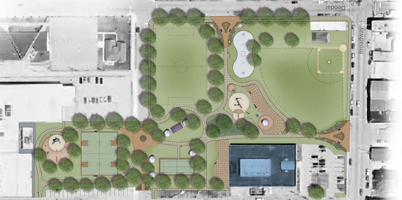 Nunez Park campus plan detail